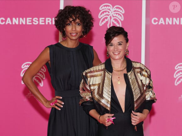 Sonia Rolland et Beatrice de La Boulaye - 5ème soirée du 4ème Canneseries au Palais des Festivals à Cannes, le 12 octobre 2021. 