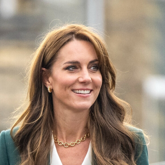 Catherine (Kate) Middleton, princesse de Galles, va visiter l'usine textile familiale "AW Hainsworth" à Leeds, le 26 septembre 2023.