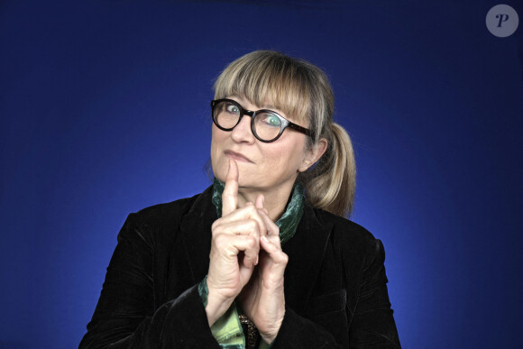 Christine Bravo est désormais propriétaire d'un navire qu'elle loue sur la Seine.
Christine Bravo pose lors d'une séance de portrait à Paris, France, janvier 2023. Photo par VIM/ABACAPRESS.COM