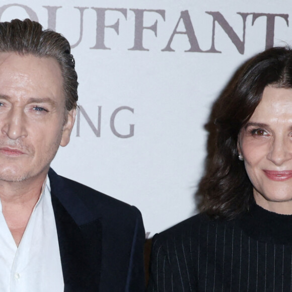 Benoit Magimel et Juliette Binoche assistent à la première de "La Passion De Dodin Bouffant" à la Cinémathèque Française à Paris, France le 6 novembre 2023. Photo par Jerome Dominé/ABACAPRESS.COM