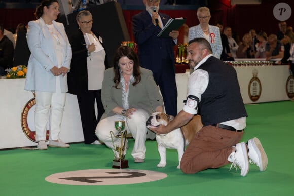 Mélanie-Antoinette de Massy lors de la remise des prix de l'Exposition Canine Internationale 2024, organisée par la Société Canine de Monaco et le Monaco Kennel Club, dans le quartier de Fonvieille. Monaco, le 4 mai 2024. © Olivier Huitel/Pool Monaco/Bestimage 