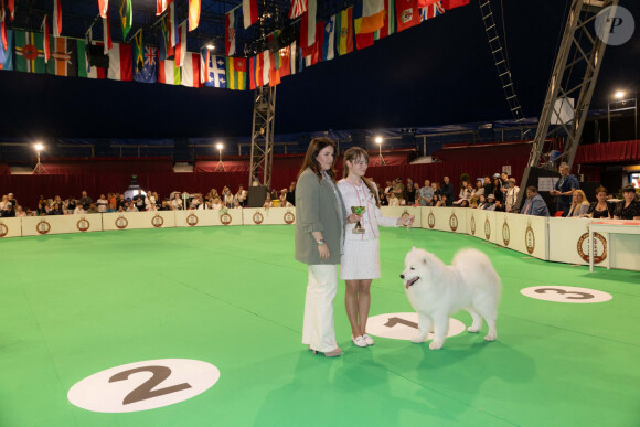 Mélanie-Antoinette de Massy lors de la remise des prix de l'Exposition Canine Internationale 2024, organisée par la Société Canine de Monaco et le Monaco Kennel Club, dans le quartier de Fonvieille. Monaco, le 4 mai 2024. © Olivier Huitel/Pool Monaco/Bestimage 