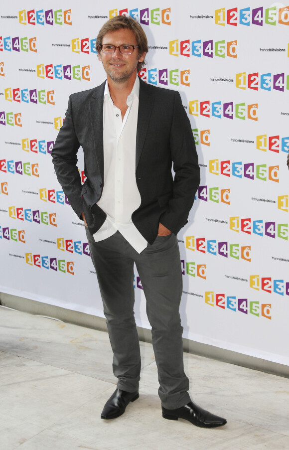 Laurent Romejko à la conférence de presse de rentrée de France Télévisions le 28 août 2012