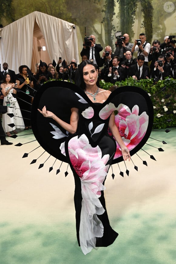 Demi Moore au Met Gala, à New York, le 6 mai 2024. © Photo Image Press via ZUMA Press Wire.