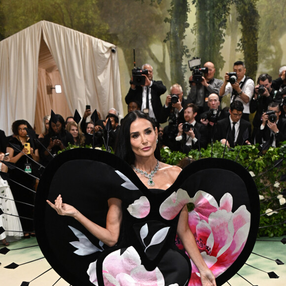 Demi Moore au Met Gala, à New York, le 6 mai 2024. © Photo Image Press via ZUMA Press Wire.