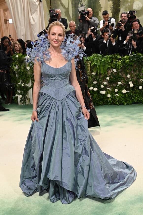 Uma Thurman au Met Gala, à New York, le 6 mai 2024. © Photo Image Press via ZUMA Press Wire.