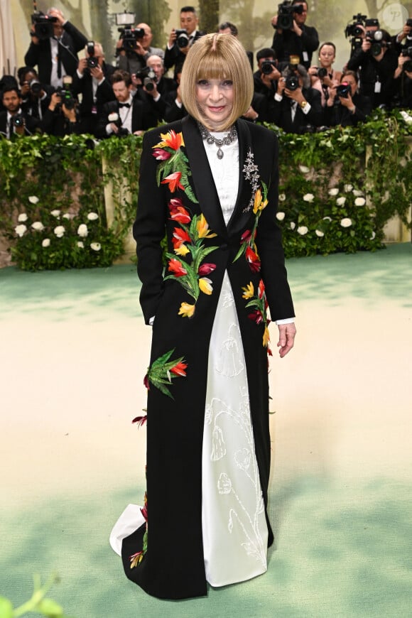 Anna Wintour lors de l'édition 2024 du Met Gala à New York le 6 mai 2024.