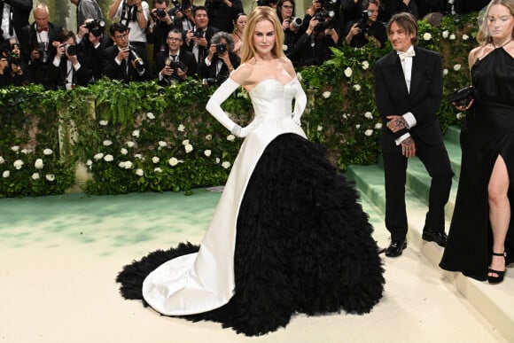 Nicole Kidman et Keith Urban lors de l'édition 2024 du Met Gala à New York le 6 mai 2024.