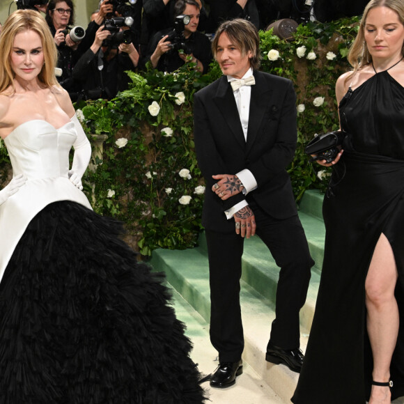 Nicole Kidman et Keith Urban lors de l'édition 2024 du Met Gala à New York le 6 mai 2024.