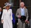 Première garden party de l'année !
Le roi Charles III d'Angleterre et Camilla Parker Bowles, reine consort d'Angleterre, reçoivent des invités lors d'une Garden Party à Buckingham Palace à Londres
