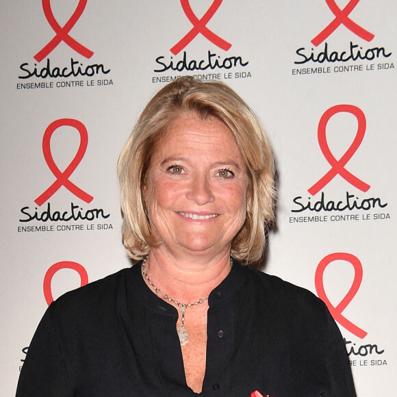 Marina Carrère d'Encausse assiste au photocall et à la conférence de presse du Sidaction 2019 à la salle Wagram le 18 mars à Paris. Photo par David Niviere/ABACAPRESS.COM