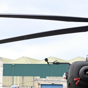 Le roi Charles III d'Angleterre remet officiellement le rôle de colonel en chef de l'Army Air Corps au prince de Galles à la base militaire Army Aviation Center de Middle Wallop, Hampshire, Royaume Uni, le 13 mai 2024. © Justin Goff/GoffPhotos/Bestimage 