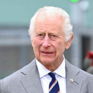 Le roi Charles III d'Angleterre remet officiellement le rôle de colonel en chef de l'Army Air Corps au prince de Galles à la base militaire Army Aviation Center de Middle Wallop, Hampshire, Royaume Uni, le 13 mai 2024. © Justin Goff/GoffPhotos/Bestimage 