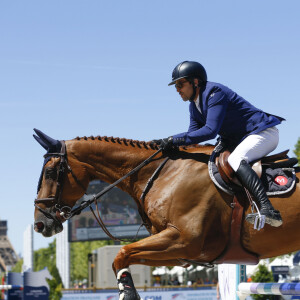 Prix BFM Business CSI1 - Guillaume Canet (FRA) lors du Longines Paris Eiffel Jumping 2019 à Paris le 5 juillet 2019 © Gwendoline Le Goff / Panoramic / Bestimage