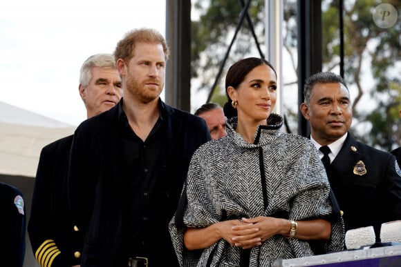 En cas de rupture, Meghan gagnerait beaucoup d'argent.
Le prince Harry, duc de Sussex, et Meghan, duchesse de Sussex, lors d'un concert de bienfaisance pour les premiers intervenants de Santa Barbara dans la propriété de Kevin Costner à Montecito, aux États-Unis, le 22 septembre 2023. Photo par Jerry Perez/PCN/ABACAPRESS.COM