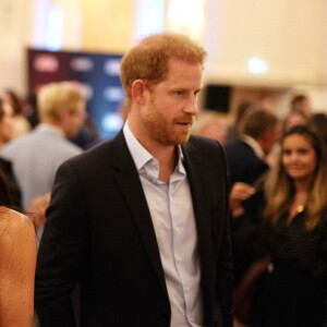 Le duc et la duchesse de Sussex à la réception de l'IG25 et de l'équipe canadienne à l'hôtel Hilton pendant les Invictus Games à Düsseldorf, en Allemagne, le vendredi 15 septembre 2023. Photo par Jordan Pettitt/PA Wire/ABACAPRESS.COM