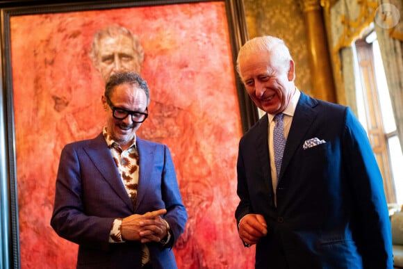 Mais qui a apparemment été validé par Charles III, évoquant un portrait innovant et dynamique.
Charles III - Révélation du portrait de Jonathan Yeo du roi Charles III, Buckingham Palace, Londres. Mardi 14 mai 2024. Photo by Aaron Chown/PA Wire/ABACAPRESS.COM