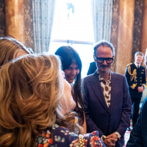 Un détail qui n'a pas conquis les internautes
Charles III - Révélation du portrait de Jonathan Yeo du roi Charles III, Buckingham Palace, Londres. Mardi 14 mai 2024. Photo by Aaron Chown/PA Wire/ABACAPRESS.COM