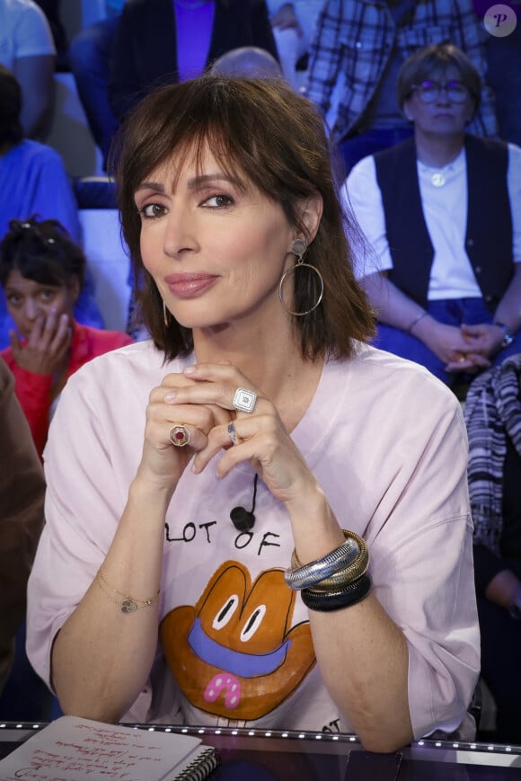 Exclusif - Géraldine Maillet sur le plateau de de l'émission " TPMP " présentée par C.Hanouna et diffusée en direct sur C8, Paris, France, le 02 mai 2024. © Jack Tribeca / Bestimage