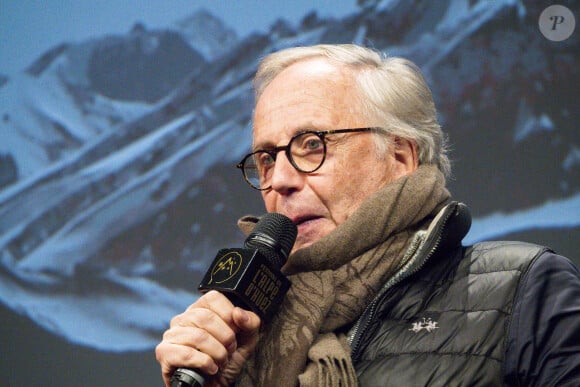 Fabrice Luchini sur la scène du 26ème festival international du film de comédie de l'Alpe d'Huez le 19 janvier 2023. © Sandrine Thesillat / Panoramic / Bestimage