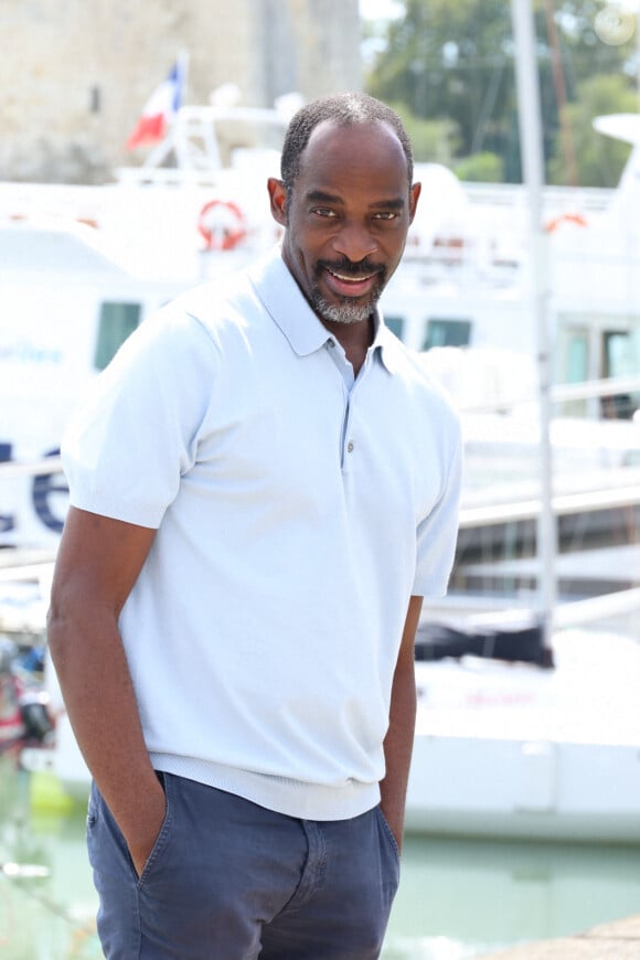 Bibi Tanga pour le photocall de "Un si grand soleil" sur le port lors du 25eme anniversaire du Festival de la fiction de la Rochelle le 16 Septembre 2023 © Denis Guignebourg / Bestimage 