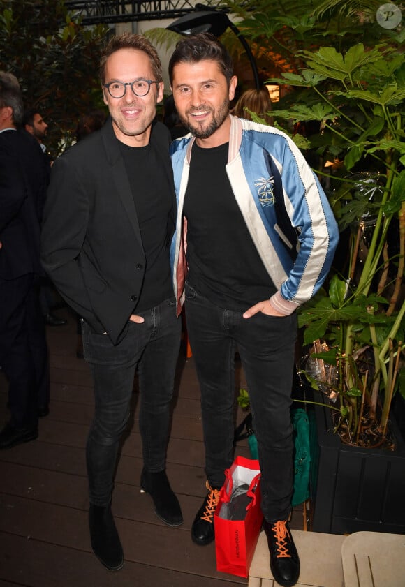 Semi Exclusif - Christophe Beaugrand et Damien Thévenot (Télé Matin) lors de l'anniversaire (trois ans) de l'hôtel Les Jardins du Faubourg à Paris le 9 juin 2022. © Veeren / Bestimage 