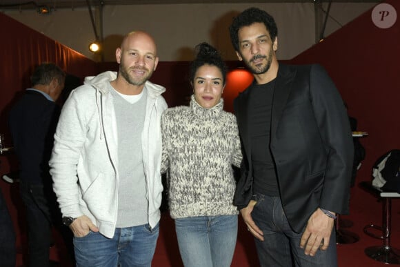 Franck Gastambide, Sabrina Ouazani et Tomer Sisley assistent au 38e Festival Mondial du Cirque de Demain, le 29 janvier 2017. Edouard BERNAUX/ABACAPRESS.COM