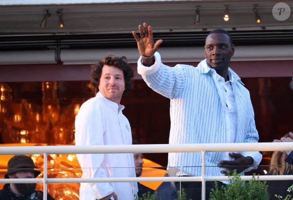 Jean Imbert et Omar Sy - Dîner du jury à l'hôtel Martinez, la veille du la cérémonie d'ouverture de la 77ème édition du Festival de Cannes le 13 mai 2024. Denis Guignebourg/BestImage