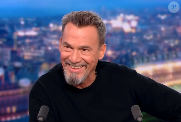 Florent Pagny, qui va beaucoup mieux, était l'invité de Gilles Bouleau aux 20 heures de TF1 le jeudi 16 novembre. © Captute TV TF1 via Bestimage