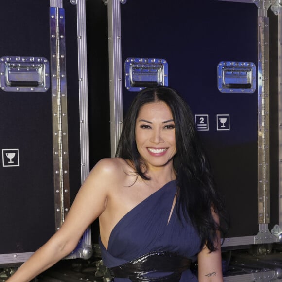 Exclusif - Anggun - Backstage de l'enregistrement de l'émission de télévision "Le Grand Concert des Régions : Ici c'est Aix en Provence", à l'Arena du Pays d'Aix, présentée par L.Luyat et L.Thilleman, et diffusée le 17 mai sur France 3. Le 30 avril 2024. © Bruno Bebert-Jack Tribeca / Bestimage