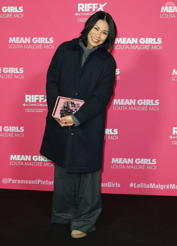 Semi-exclusif - Anggun - Première du film "Mean Girls" au Grand Rex à Paris le 8 janvier 2024. © Coadic Guirec/Bestimage