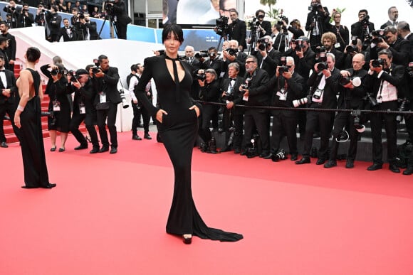 Nabilla Benattia Vergara à la montée des marches de 'The Apprentice' au Festival de Cannes le 20 mai 2024. Photo de David Niviere/ABACAPRESS.COM