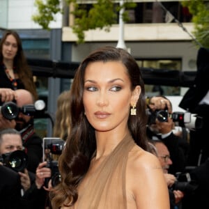 Bella Hadid - Montée des marches du film " The Apprentice " lors du 77ème Festival International du Film de Cannes, au Palais des Festivals à Cannes. Le 20 mai 2024 © Jacovides-Moreau / Bestimage 