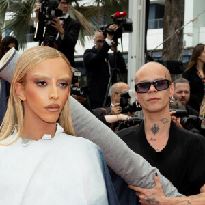 Bilal Hassani - Montée des marches du film « The Apprentice » lors du 77ème Festival International du Film de Cannes, au Palais des Festivals à Cannes. Le 20 mai 2024 © Jacovides-Moreau / Bestimage  Red carpet of the movie « The Apprentice » during the 77th Cannes International Film Festival at the Palais des Festivals in Cannes, France. On may 20th 2024 