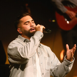 Exclusif  - Kendji Girac - Concert "Corsu Mezu Mezu" à la Défense Arena à Paris, France. Le 28 octobre 2023. © Christophe Clovis / Bestimage