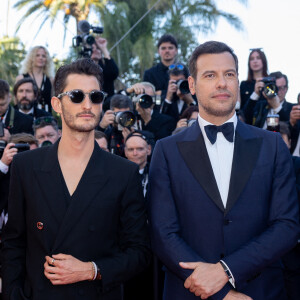 Pierre Niney, Laurent Lafitte - Montée des marches du film " Le comte de Monte-Cristo " lors du 77ème Festival International du Film de Cannes, au Palais des Festivals à Cannes. Le 22 mai 2024 © Olivier Borde / Bestimage 