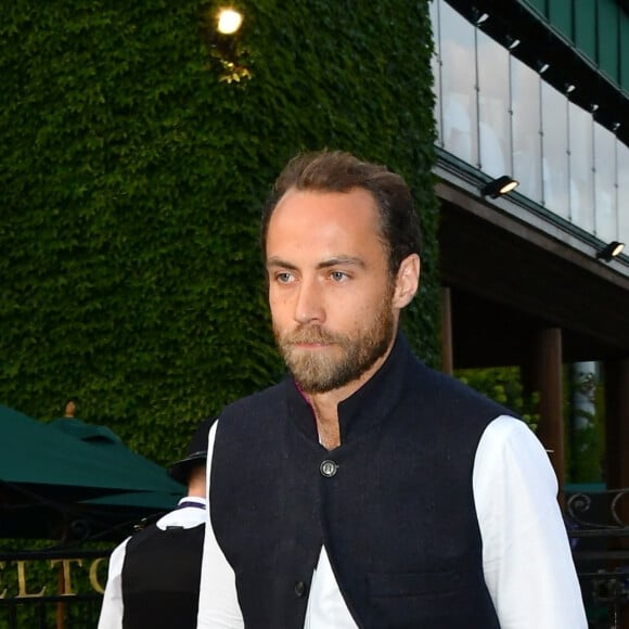 James Middleton - Les célébrités quittent Wimbledon à Londres, le 12 juillet 2019. 