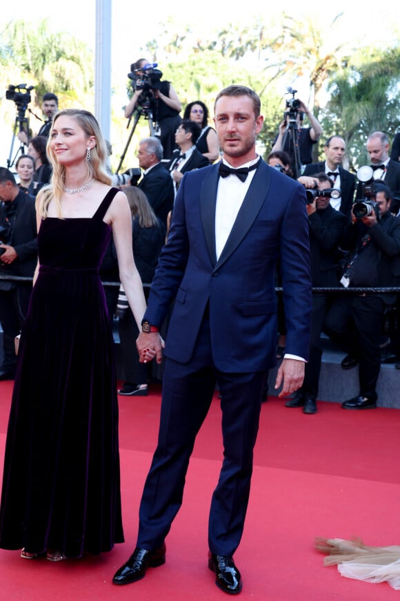 Pierre Casiraghi et sa femme Beatrice Borromeo - Montée des marches du film " Le comte de Monte-Cristo " lors du 77ème Festival International du Film de Cannes, au Palais des Festivals à Cannes. Le 22 mai 2024 © Jacovides-Moreau / Bestimage 