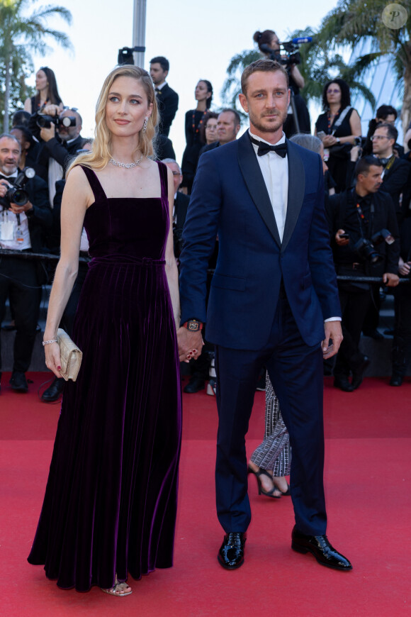 Pierre Casiraghi et sa femme Beatrice Borromeo - Montée des marches du film " Le comte de Monte-Cristo " lors du 77ème Festival International du Film de Cannes, au Palais des Festivals à Cannes. Le 22 mai 2024 © Olivier Borde / Bestimage 