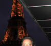 Exclusif - Hapsatou Sy - Le Grand Dîner du 14 juillet, sur le rooftop de l'hôtel Pullman Tour Eiffel à Paris, France, le 14 juillet 2021. © Philippe Baldini/Bestimage