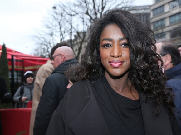 Hapsatou Sy - Arrivées au "Déjeuner des Nommés de la 45ème édition des César 2020" au restaurant le Fouquet's à Paris. Le 9 février 2020