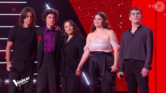 Un choix audacieux et périlleux mais qui s'est révélé payant puisque le jeune homme est parvenu à éliminer ses quatre concurrents.
Finale de la saison 13 de "The Voice" sur TF1 le 25 mai 2024.