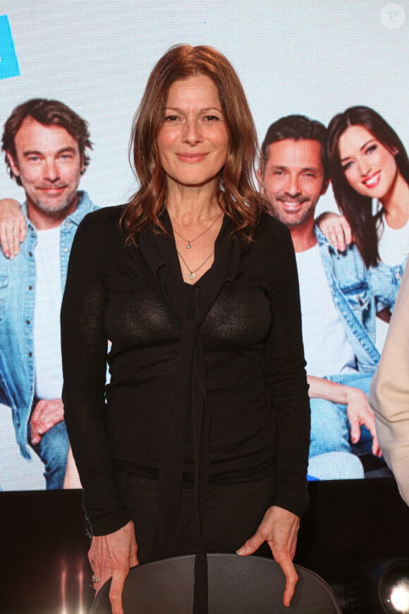 Laly Meignan lors d'une rencontre avec les membres de la série Les mystères de l'amour au festival Series Mania à Lille le 20 mars 2023. © Stéphane Vansteenkiste / Bestimage 