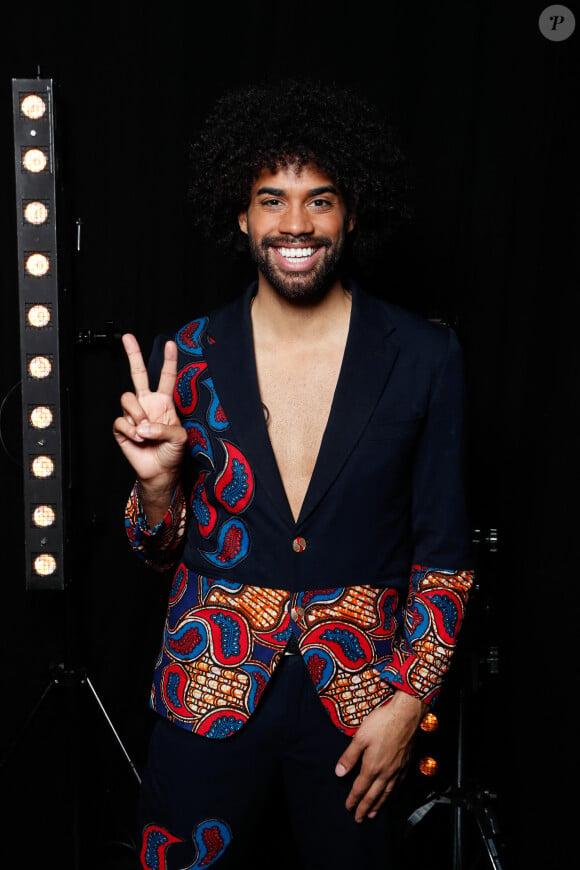 Exclusif - Gwendal Marimoutou - Backstage de l'enregistrement de l'émission "La grande soirée des comédies musicales", présentée par E.Gossuin et H.Segara et diffusée le 26 mars sur W9 © Christophe Clovis / Bestimage