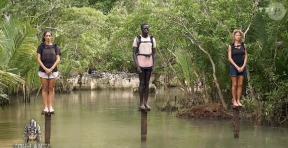 Léa, Meïssa et Julie s'affrontent pour une toute dernière épreuve : les poteaux !
Finale de "Koh-Lanta", 4 juin 2024 sur TF1