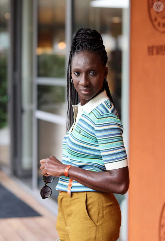 Eye Haidara au village lors des Internationaux de France de tennis de Roland Garros 2024, à Paris, France, le 1er juin 2024. © Jacovides-Moreau/Bestimage 