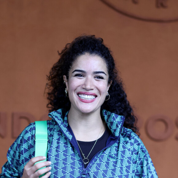 Sabrina Ouazani au village lors des Internationaux de France de tennis de Roland Garros 2024, à Paris, France, le 1er juin 2024. © Jacovides-Moreau/Bestimage 