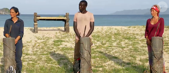 Ils sont trois en compétition : Léa, Meïssa et Julie.
Course d'orientation dans "Koh-Lanta, Les Chasseurs d'immunité" sur TF1 mardi 28 mai 2024.