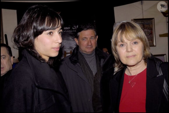 MARIE LAURE AUGRY ET SOPHIE MOUROUSI, FILLE DE YVES MOUROUSI - MESSE POUR LE 10 EME ANNIVERSAIRE DE LA DISPARITION DE YVES MOUROUSI A LA FOIRE DU TRONE