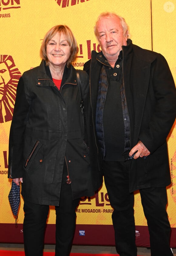 Marie-Laure Augry et son mari Jean-Pierre Gautier - People lors de la générale de la comédie musicale "Le Roi Lion" au théâtre Mogador à Paris le 11 novembre 2021. © Coadic Guirec/Bestimage